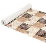 ANRO Schaum-Badematte Antirutschmatte Weichschaummatte Badezimmer Entspannung, Höhe 5 mm, strapazierfähig, Drainage Effekt, Rillen, wasserdurchlässig, rutschhemmend, pflegeleicht, Weich, Rutschfest, Rutschhemmend, Schnelltrockend, mit Drainagelöchern, Modern, Praktisch, PVC, Eckig, Geprägt beige Eckig | 65 cm x 100 cm x 5 mm