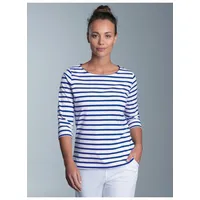 TRIGEMA Longsleeve »TRIGEMA Dreiviertelarm Shirt mit Ringelmuster« 1 Stk.