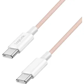 Logilink USB-C auf USB-C 1,5 m Rosa