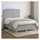 vidaXL Boxspringbett 140 x 200 cm LED Helles Grau