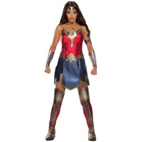 Rubie ́s Kostüm WW84 Wonder Woman Kostüm, Hochwertiges Superheldin-Kostüm aus 'Wonder Woman 84' rot L