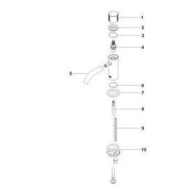 Dornbracht Meta Standventil Schwarz Matt