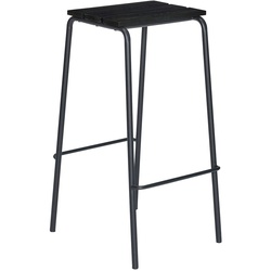 Hübsch Interior - Stilt Barhocker, schwarz
