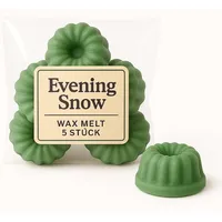 Duftmelt | Evening Snow -Schneeabend | 5er Set - Duftwachs | Duftkerzen