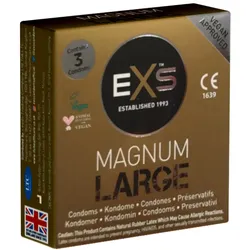 «Magnum» Extra Large, XXL-Kondome für noch mehr Freiraum (3 Kondome) 3 St