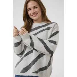 Kaffe Strickpullover Grau L