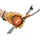 Petzl Scorpio Vertigo Klettersteigset Grau/Orange