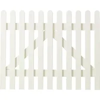 Plus Vorgartenzaun 100 x 80 cm Weiß