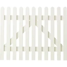 Plus Vorgartenzaun 100 x 80 cm Weiß