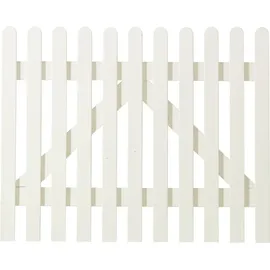 Plus Vorgartenzaun 100 x 80 cm Weiß