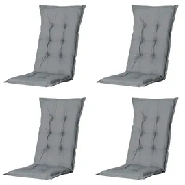 JARDIN Madison Klappsessel 72 x 110 x 61 cm grau 4 St.