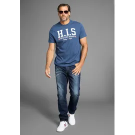 H.I.S. T-Shirt blau L