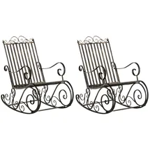 CLP 2er Set Schaukelstühle Smilla bronze