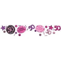 Amscan Konfetti 50 Sparkling Celebration 34 g pink