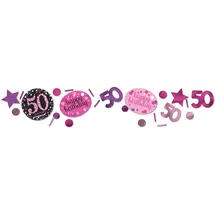 Amscan Konfetti 50 Sparkling Celebration 34 g pink