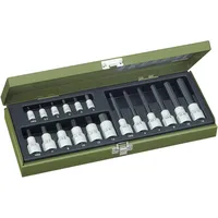 PROXXON Steckschlüsselsatz Hex 1/4 + 1/2 (18-tlg.)