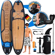 BLUEMARINA SUP Board Set Ariki 325 x 86 x 16,5 cm schwarz