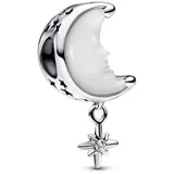 Pandora Charm 925 Silber Mond & Nordstern