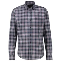Lerros Karohemd langarm, mit Button-Down-Kragen, Gr. L - N-Gr,