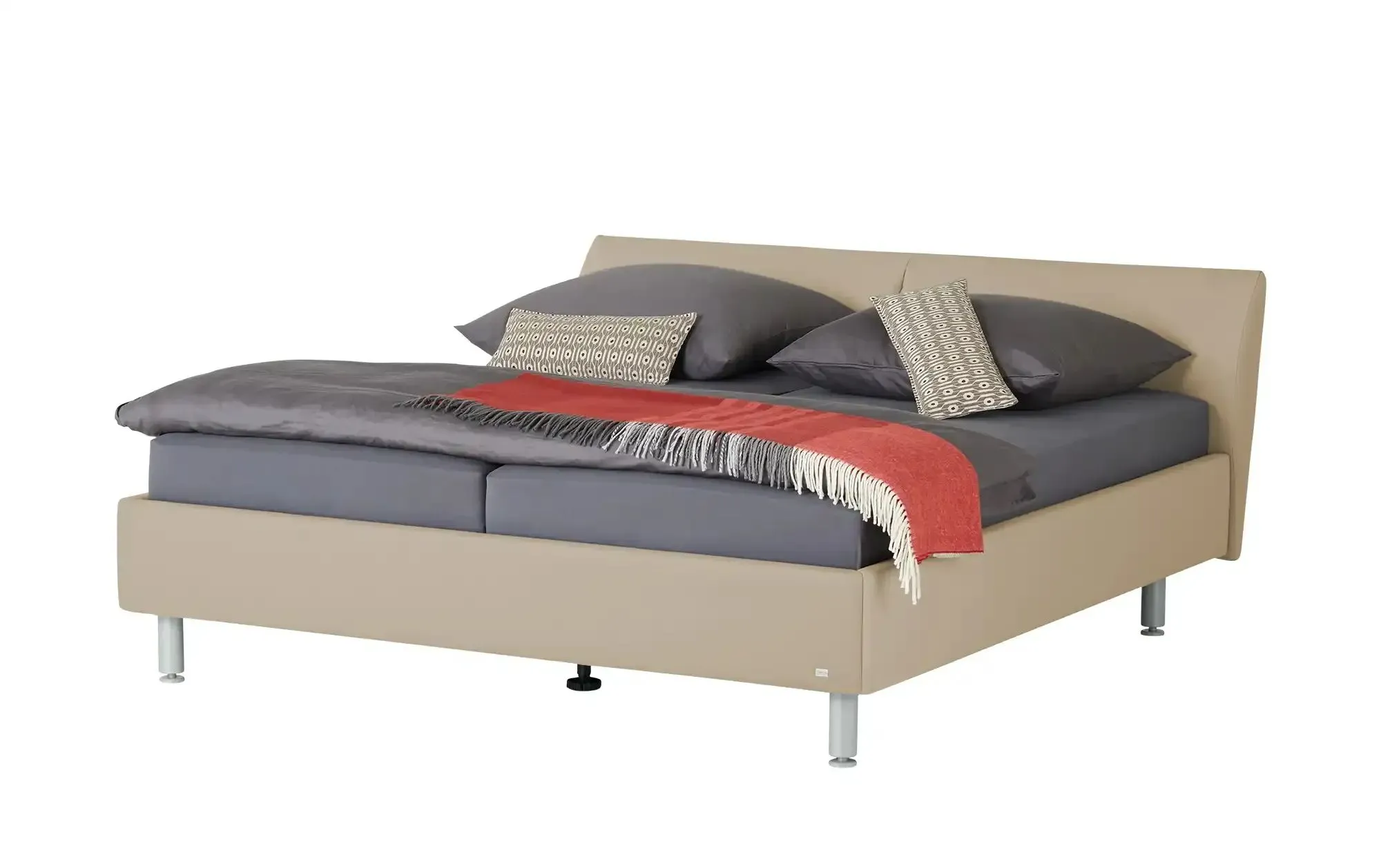 RUF Polsterbett mit Bettkasten Casa ¦ beige ¦ Maße (cm): B: 174 H: 87