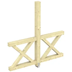 SKANHOLZ Seitenwand, BxH: 78,5 x 210 cm, Holz, natur