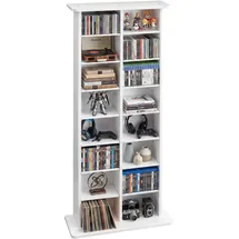 Vevor CD-Regal 559 x 222 x 129,5 cm Weiß