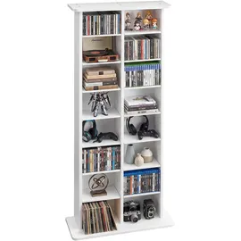 Vevor CD-Regal 559 x 222 x 129,5 cm Weiß