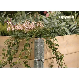 upyard Hochbeet Palettenrahmen 120 x 80 cm Grau