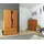 Akord Kleiderschrank Akord 90 x 180 x 51 cm Erle/Braun