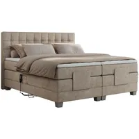 MKS Meble MKS Boxbett, Beige, H3, 7-Zonen, Rechteckig, 180x200