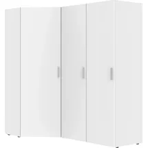 WIMEX Münster Schranksystem 50 x 185 x 54 cm Weiß