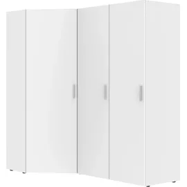 WIMEX Münster Schranksystem 50 x 185 x 54 cm Weiß