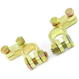 Solartronics Batterieklemmen 12V 24V Typ STBK2 Autobatterie Solarbatterie Polklemmen Massiv Anzahl: 1 Paar)