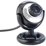 Somikon USB Videokamera: Hochauflösende USB-Webcam mit 6 LEDs, HD-Video (1280 x 1024 Pixel)