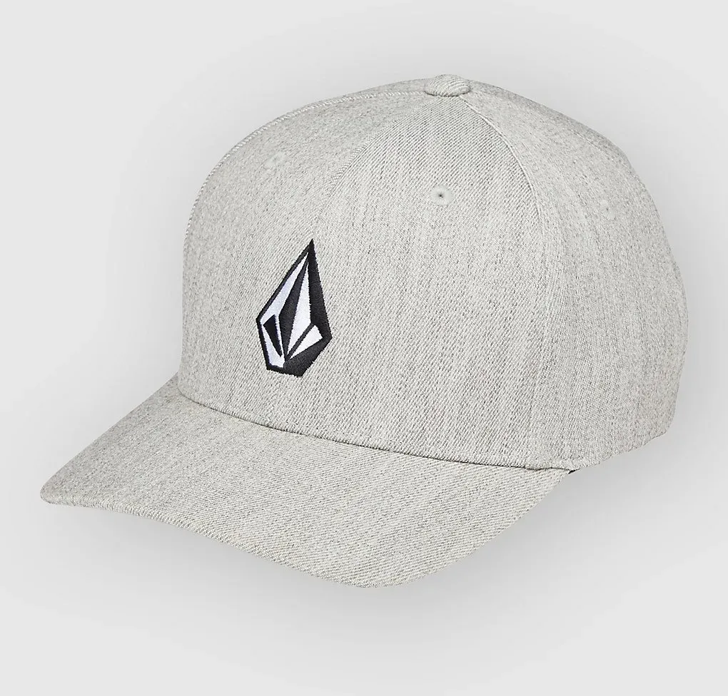 Volcom Full Stone Hthr Flexfit Cap grey vintage Gr. SM