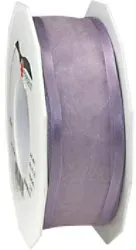 PRAESENT Organza 4834025-024 Flieder 40 mm x 25 m 2 Stück