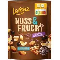 Lorenz Studentenfutter Nuss & Frucht mit Schoko-Espressobohnen 100,0 g