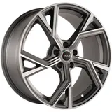 Avus AF 20 9x20 ET40 5x112 66 6 matt anthracite polished