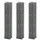 vidaXL Gabionen-Set 3-tlg. 25 × 25 × 150 cm