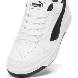 Puma Rebound V6 Lo White / Black / Black 35 1/2