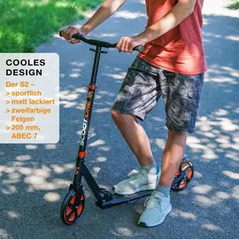 Scoot One S2 Orange/Schwarz