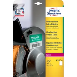 AVERY Zweckform Ultra-Resist. Folien-Etiketten, 210x297 mm