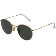 Ray Ban Round Metal RB3447 001 47-21 polished gold/green classic