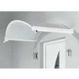 Gutta Ovalbogenvordach 200 x 90 cm weiß
