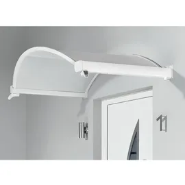 Gutta Ovalbogenvordach 200 x 90 cm weiß