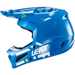 Leatt 2.5 Cyan, Motocrosshelm - Blau/Weiß - M