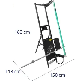 MSW MSW, Styroporschneider 200 W 1350 mm mit Fuss, Gerüsthalterung - 5 Styropor-Klemmen