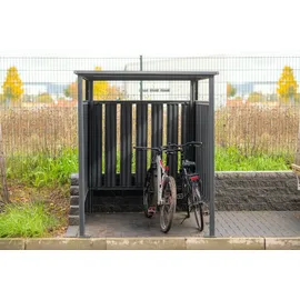 Westmann Fahrradgarage anthrazit 180x200x210cm Metall