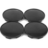 RhinoTuning 4 Stück Radnabenkappen für XXR Rays Enkei Nabendeckel OD 68mm ID 61,5mm, Schwarz Radnabenabdeckung Geeignet für 005 550 RS5 RS6 Rad, 654F Felgendeckel