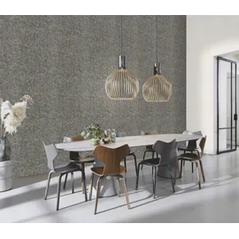 tesa rasch Luxora Vliestapete 6 m x 0,53 m Grau 1 St 371413